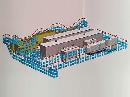 金屬件自動(dòng)粉末噴涂線